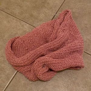 Pink Infinity Scarf